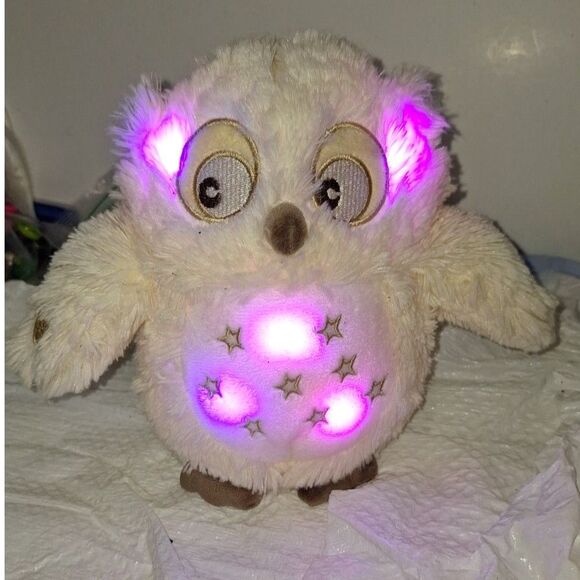 A Linzy Plush Soft Dreams Owl with Lullaby & Night Light Twinkle Twinkle Song - Picture 2 of 11